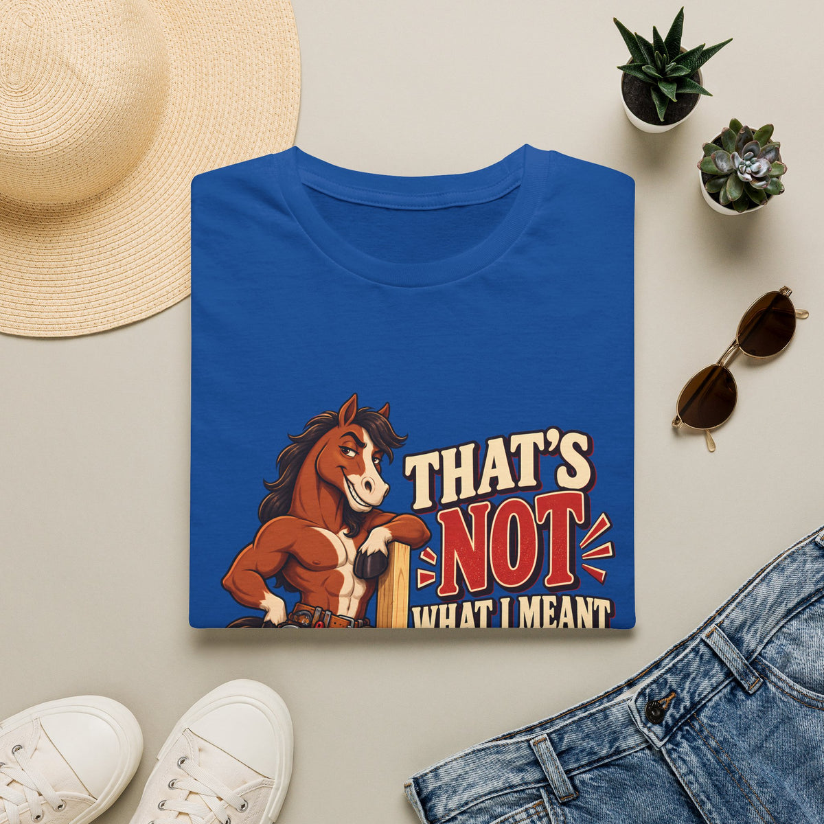 The Wrong Kind of Stud | Funny Horse Graphic T-Shirt