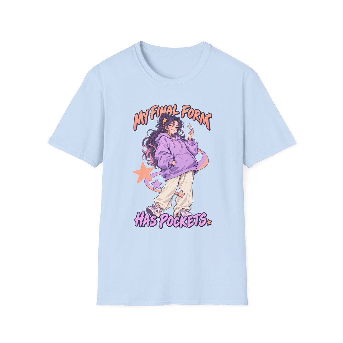 My Final Form Has Pockets | Cute Anime Girl Graphic Tee
