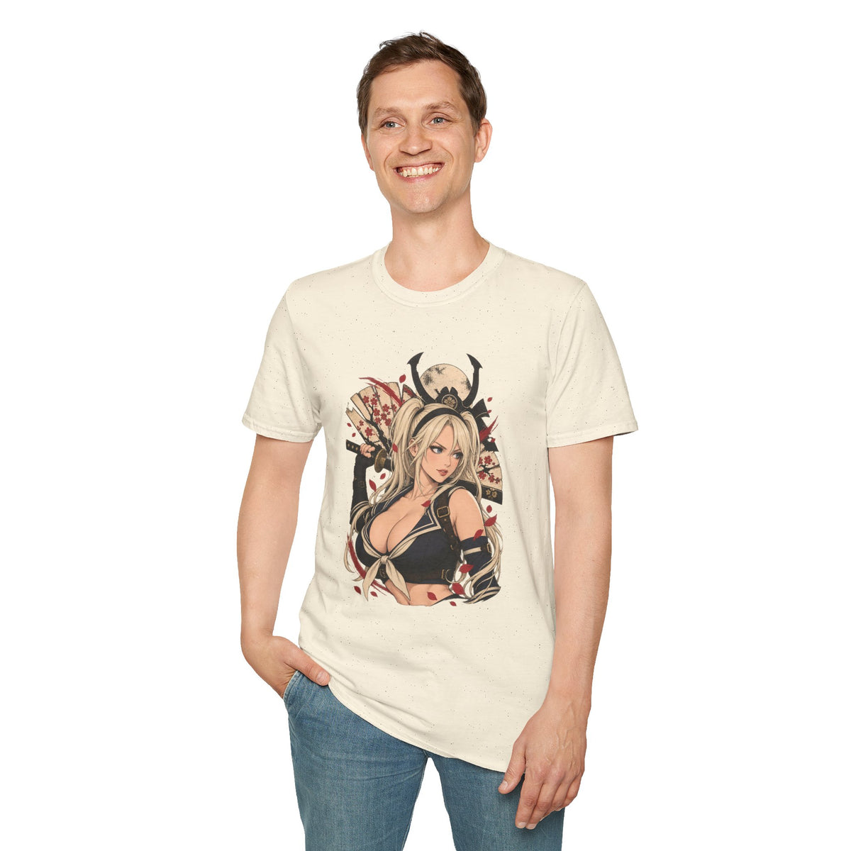 Babydoll | Samurai Anime Sexy Pin Up Girl Graphic T-Shirt