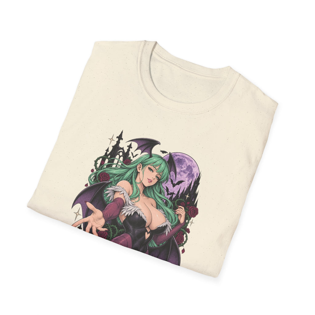Morrigan | Sexy Succubus Pin Up Girl | Gothic Sorceress Halloween Gamer T-Shirt