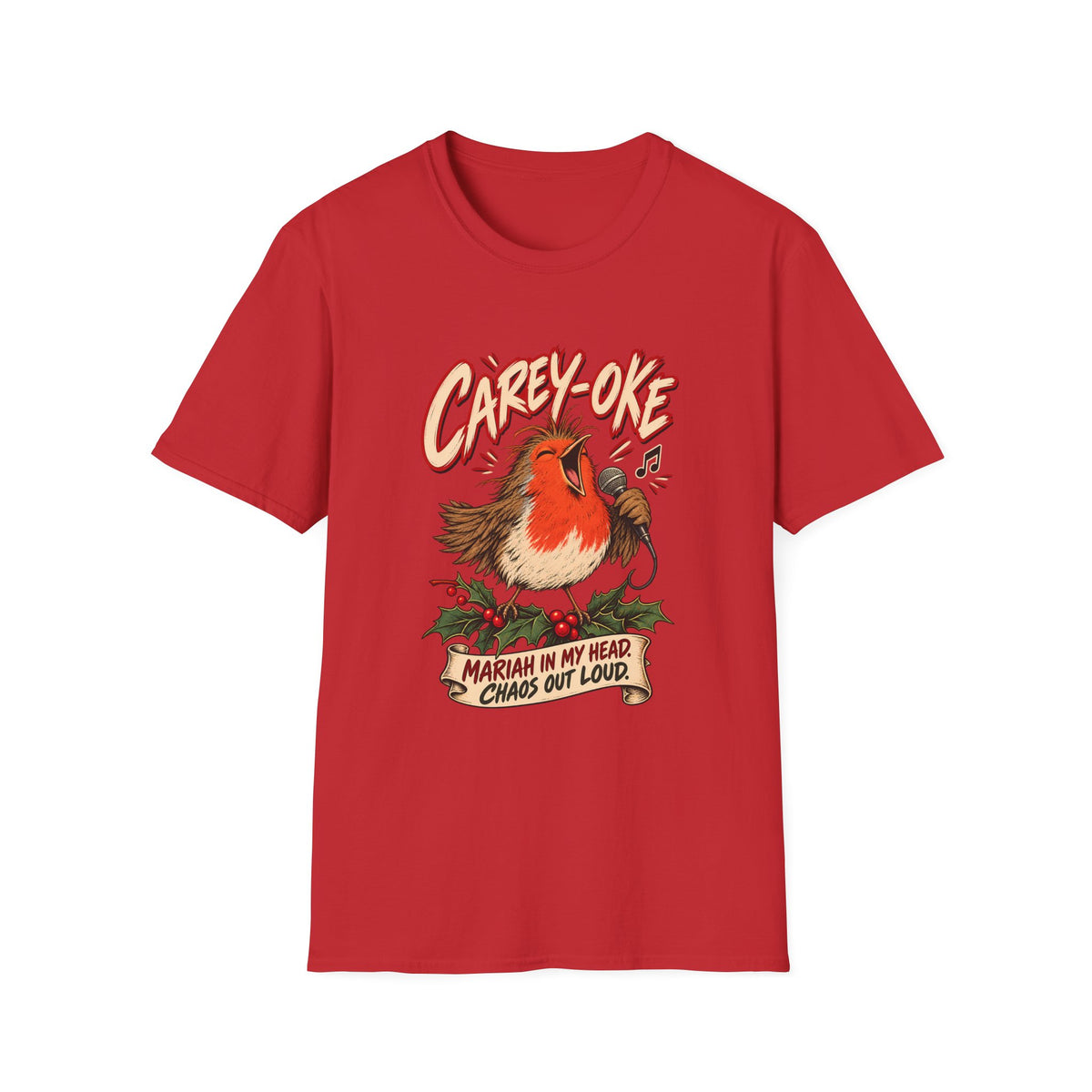 Robin 'Carey-oke' T-Shirt | Mariah in My Head Funny Holiday Tee