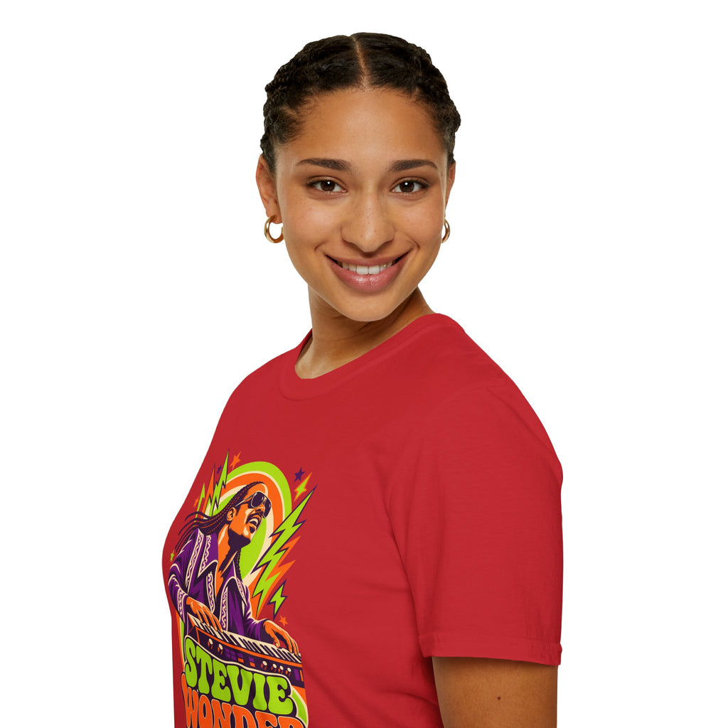 Retro Music Legend Stevie Wonder Graphic Tee