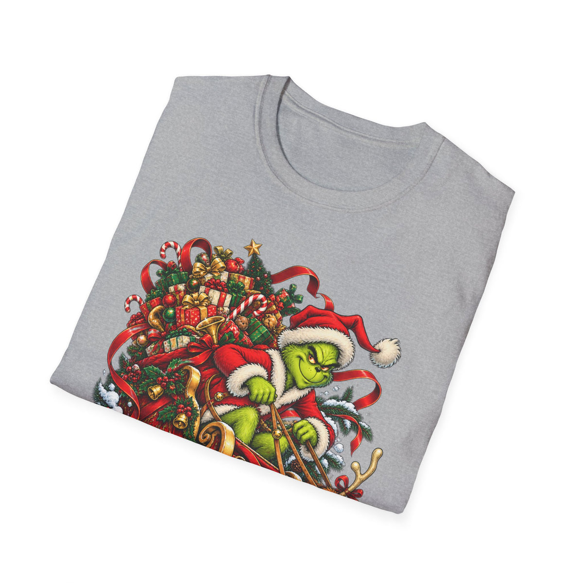Grinch & Max Sleigh Ride | Funny Christmas T Shirt