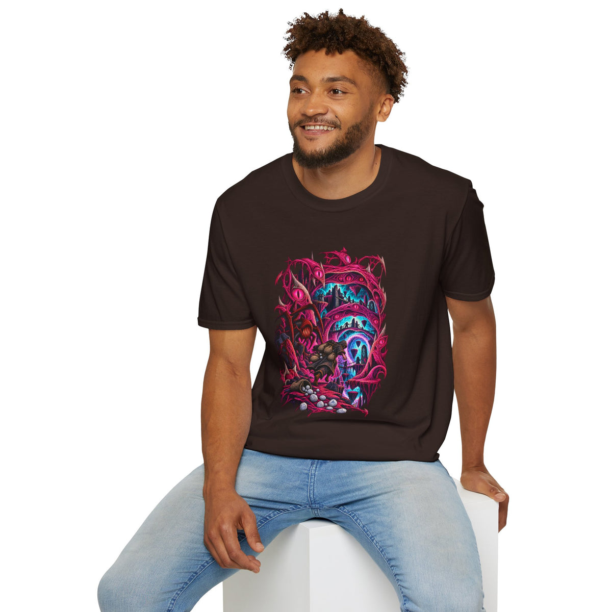 Abyssal Runecrafting | OSRS | Runescape | Psychedelic Portal Graphic T-Shirt