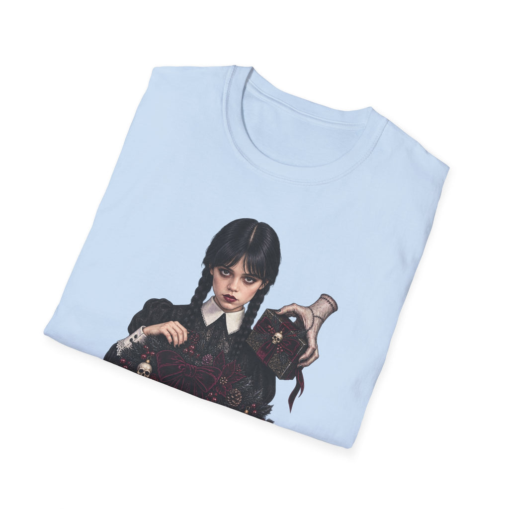 Wednesday Addams | Gothic Chrismtas Portrait T-Shirt