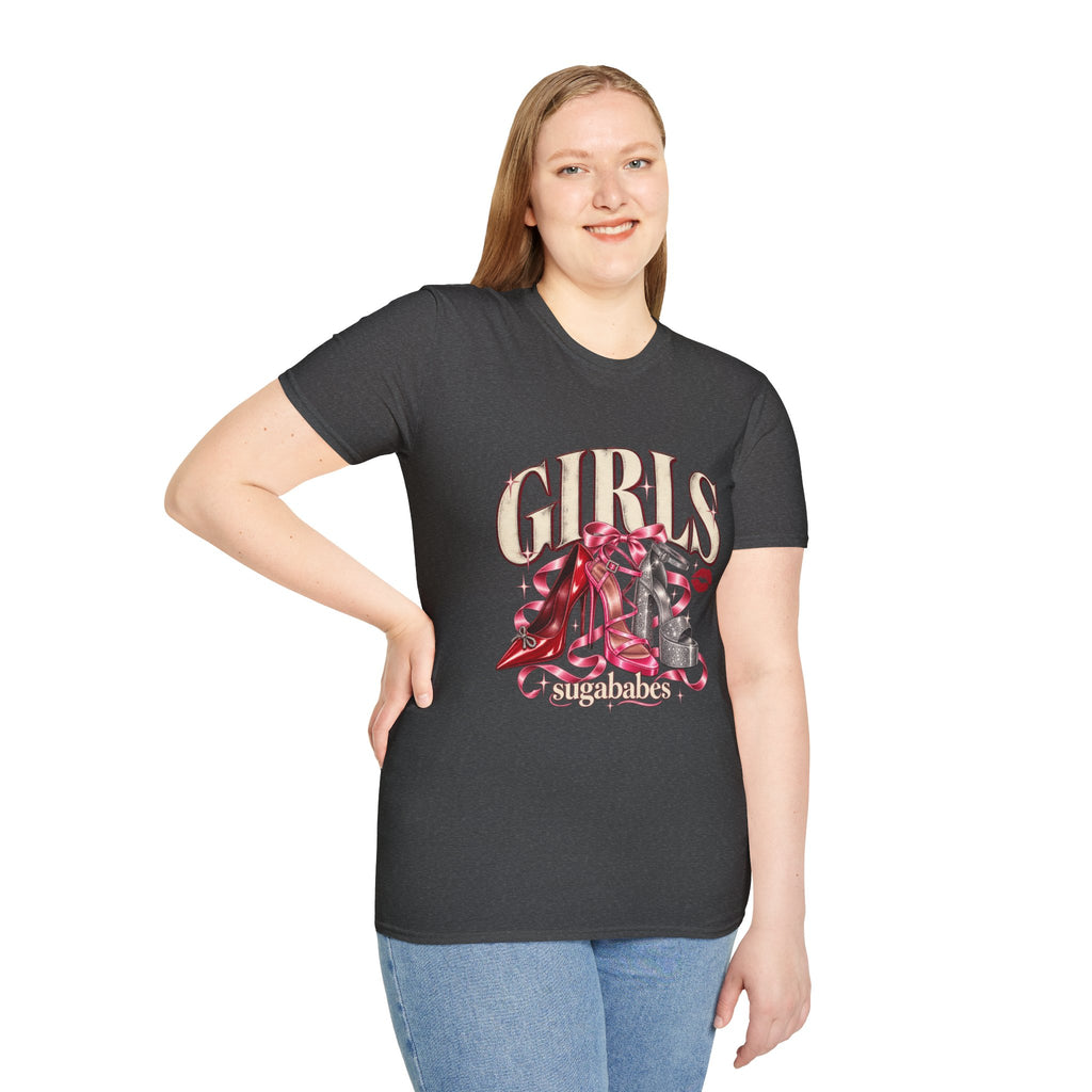 Sugababes |  Red Heels & Ribbons | Girls Night T Shirt