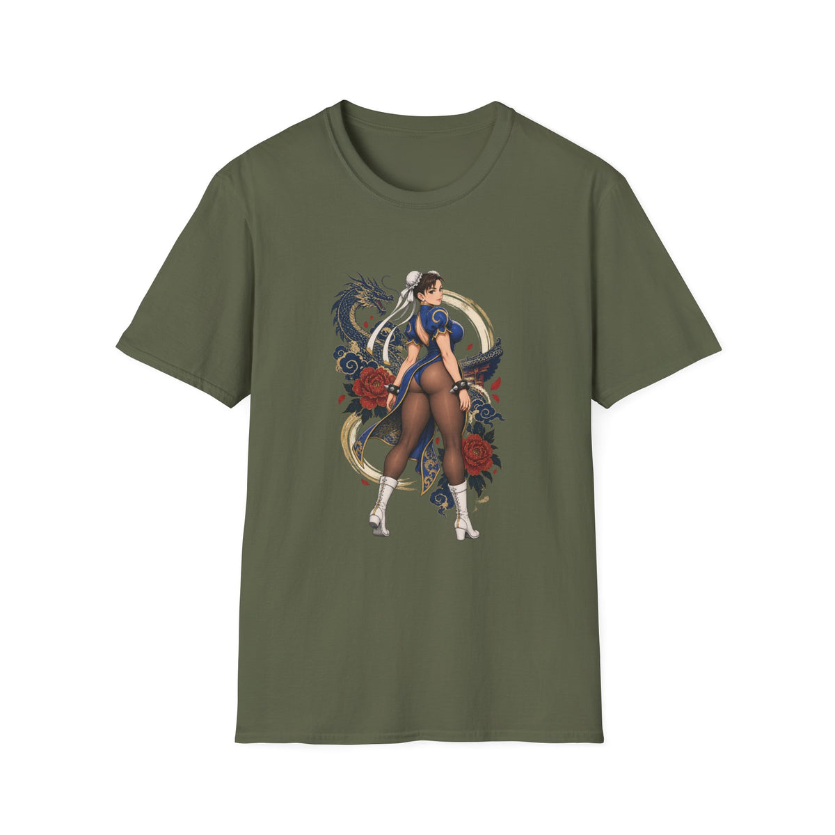 Chun Li | Street Fighter | Anime Style Videogame Fan Pin Up Shirt