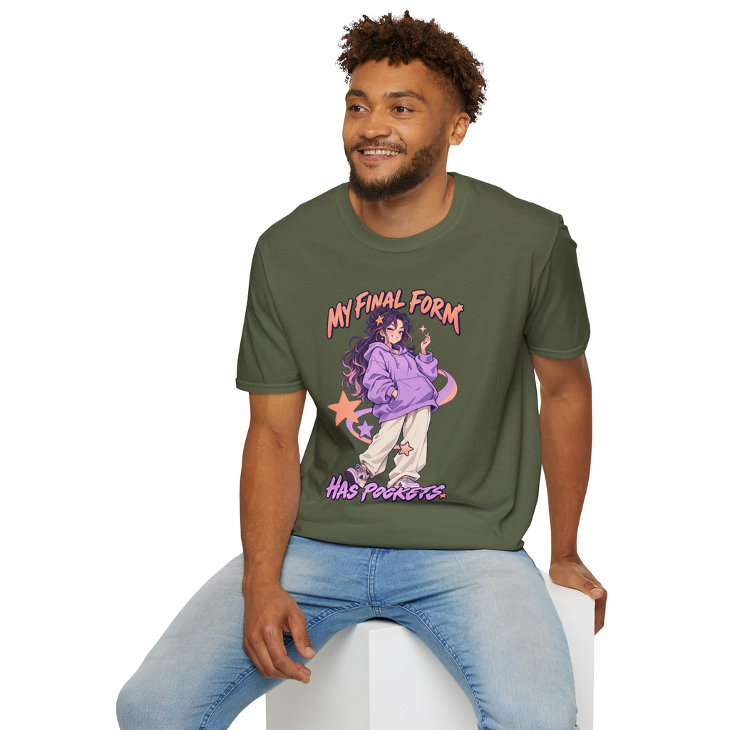 My Final Form Has Pockets | Cute Anime Girl Graphic Tee