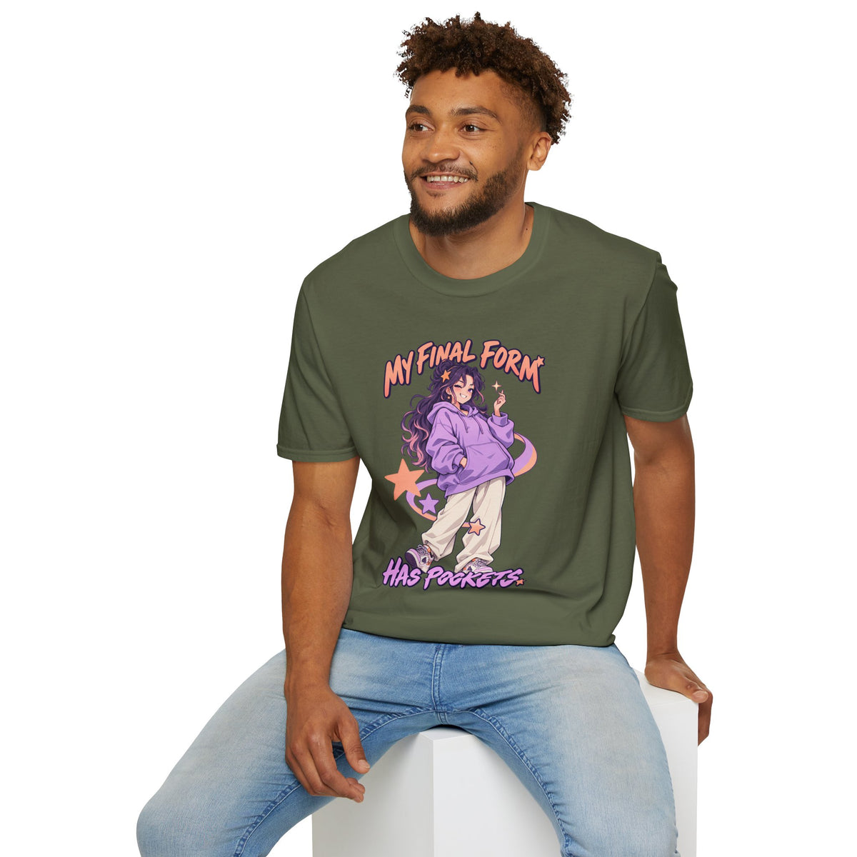 My Final Form Has Pockets | Cute Anime Girl Graphic Tee