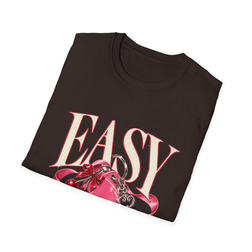 Sugababes | Easy Lockheart Pink Key & Heart Graphic T Shirt