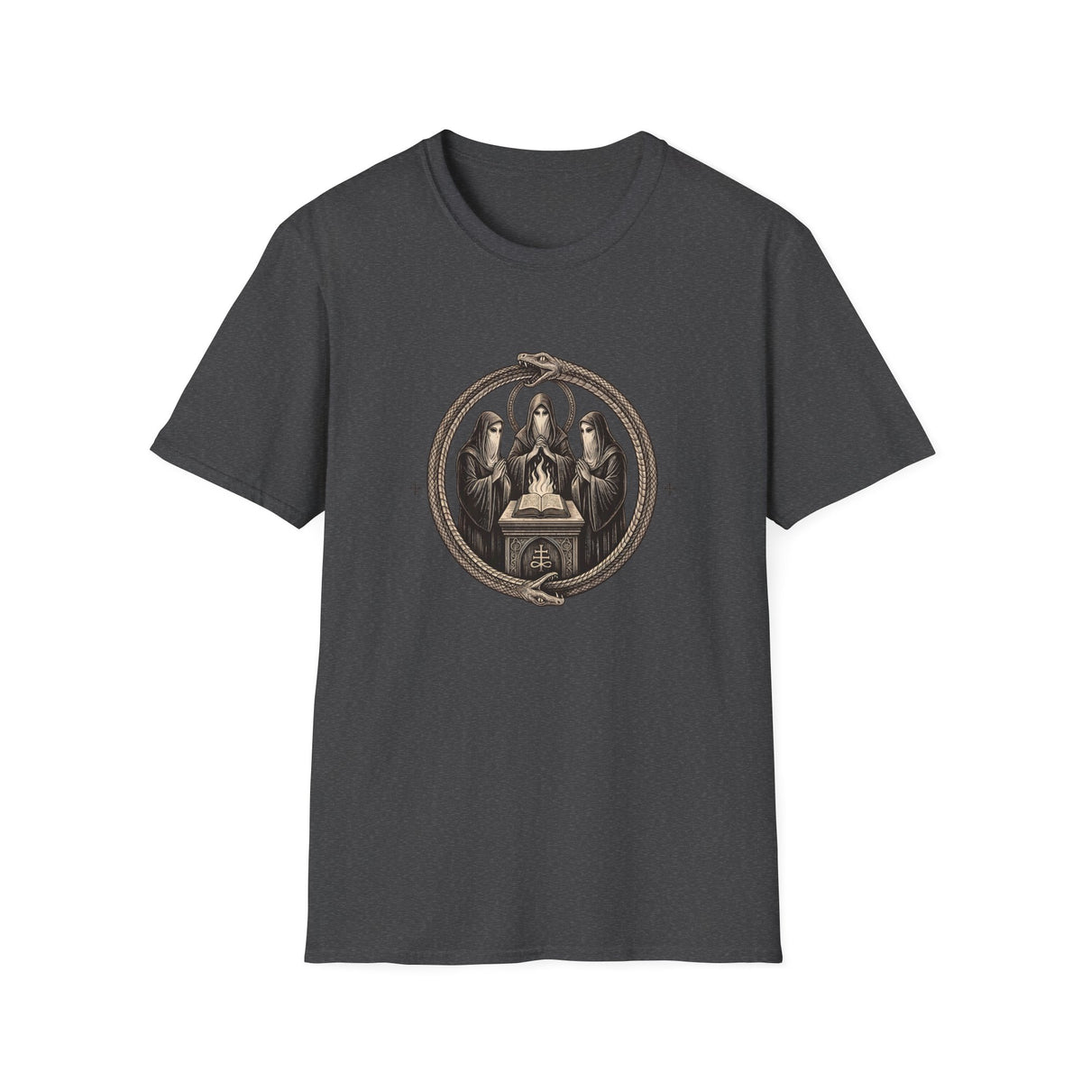 Ouroboros - T-Shirt, Gothic / Dark Fantasy Ourboros Design