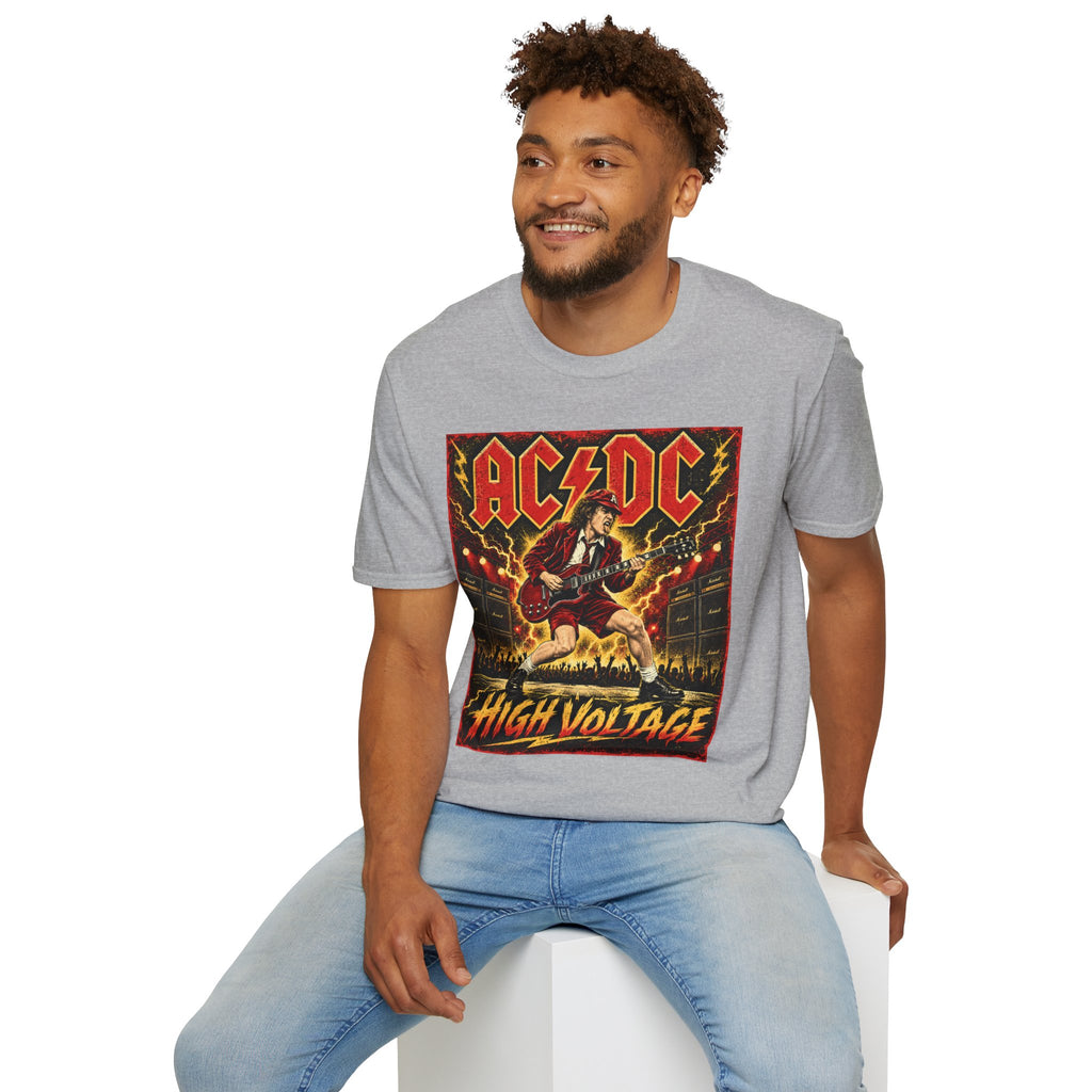 AC/DC High Voltage Graphic T-Shirt — Classic Rock Band Tee