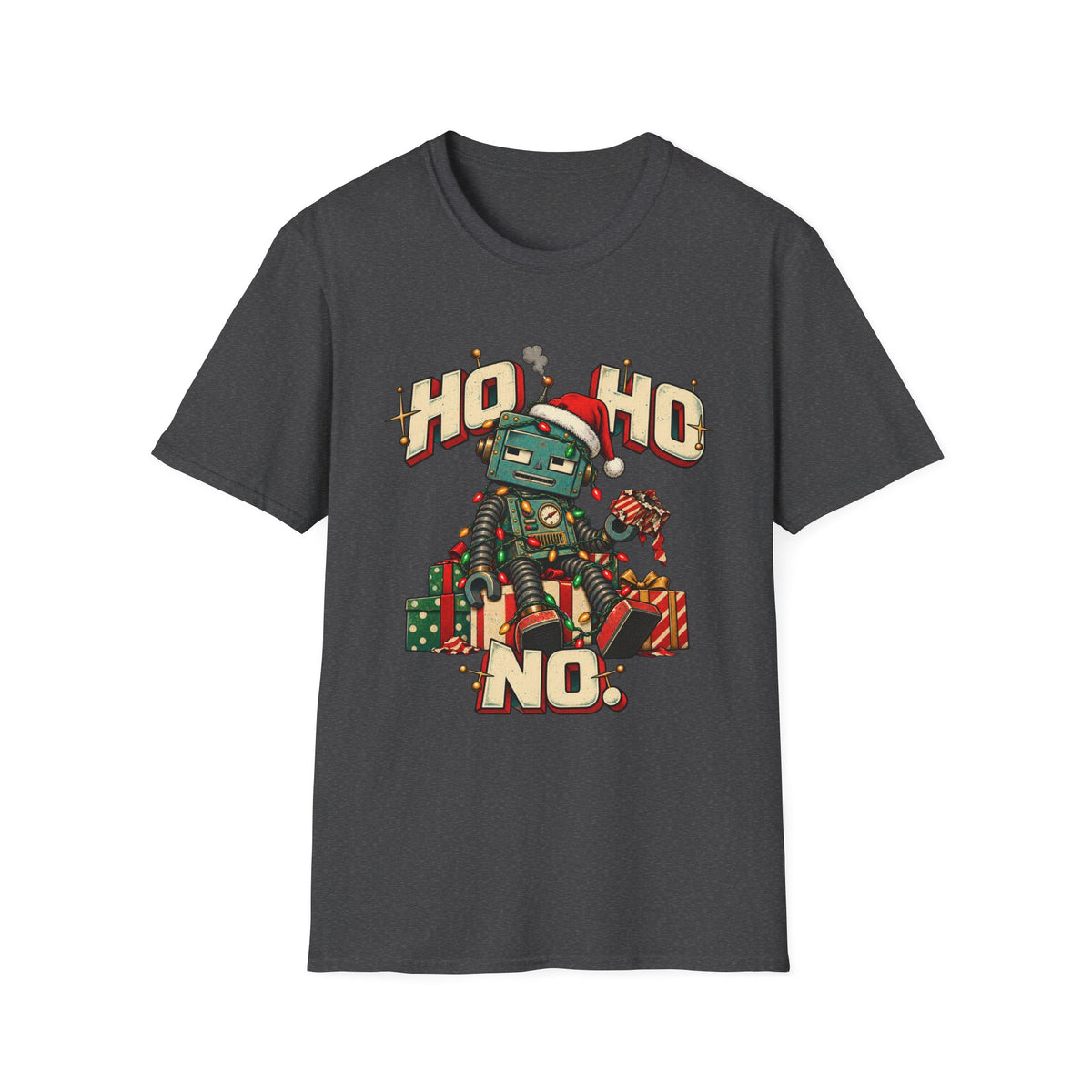 Christmas | Holiday Robot | Ho Ho No | Graphic Tee