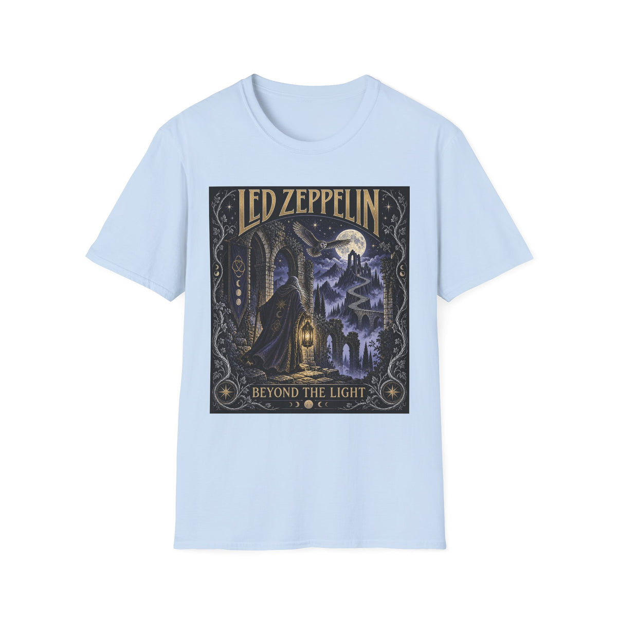 Led Zeppelin 'Beyond the Light' Concert Tee — Vintage Moonlight Rock T-Shirt