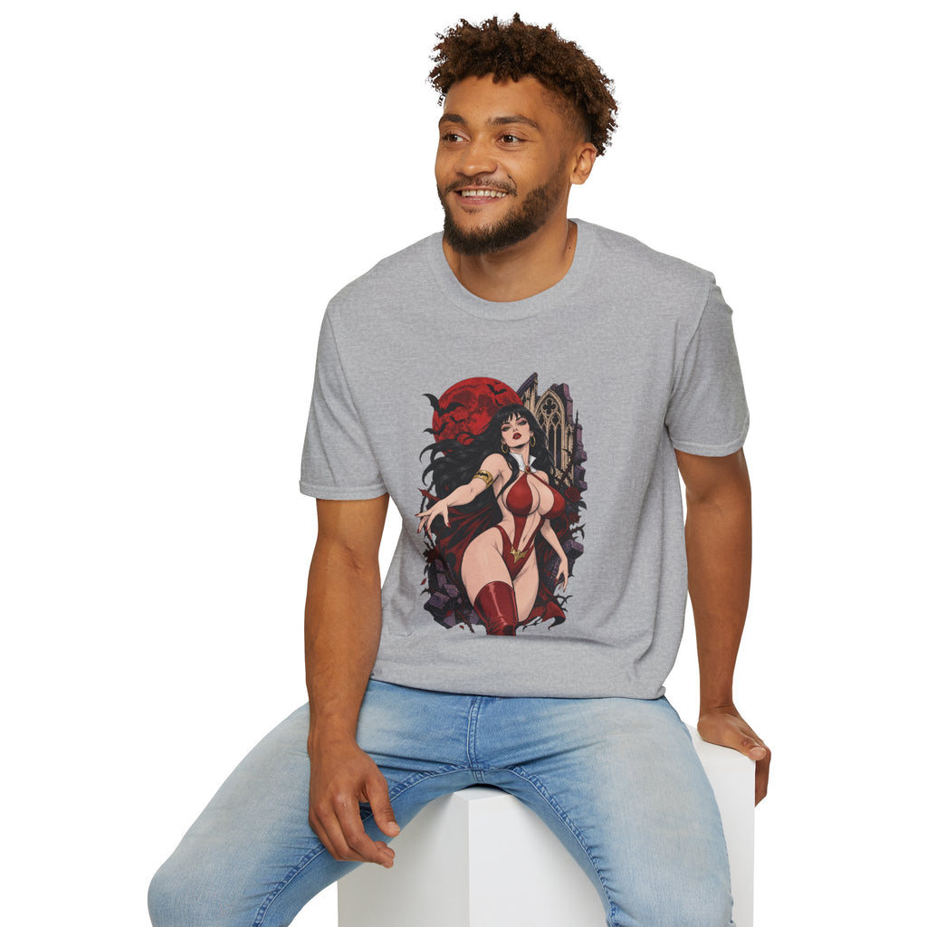 Vampirella | Sexy Vampire Queen | Pin Up Girl | Sexy Halloween Graphic T-Shirt