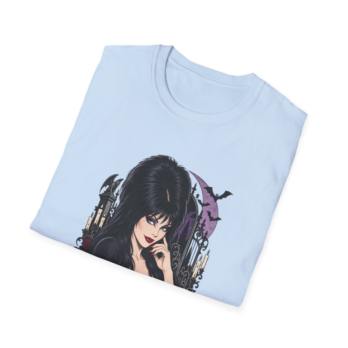 Elvira | Mistress of the Dark | Gothic Vampyress Pinup Girl | Sexy Halloween T-Shirt