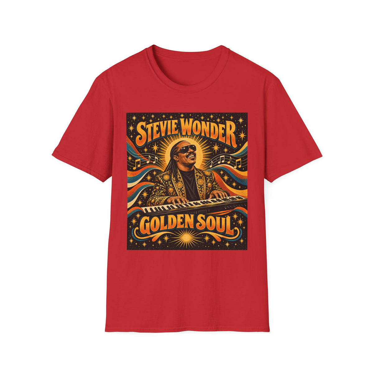 Stevie Wonder Golden Soul T‑Shirt