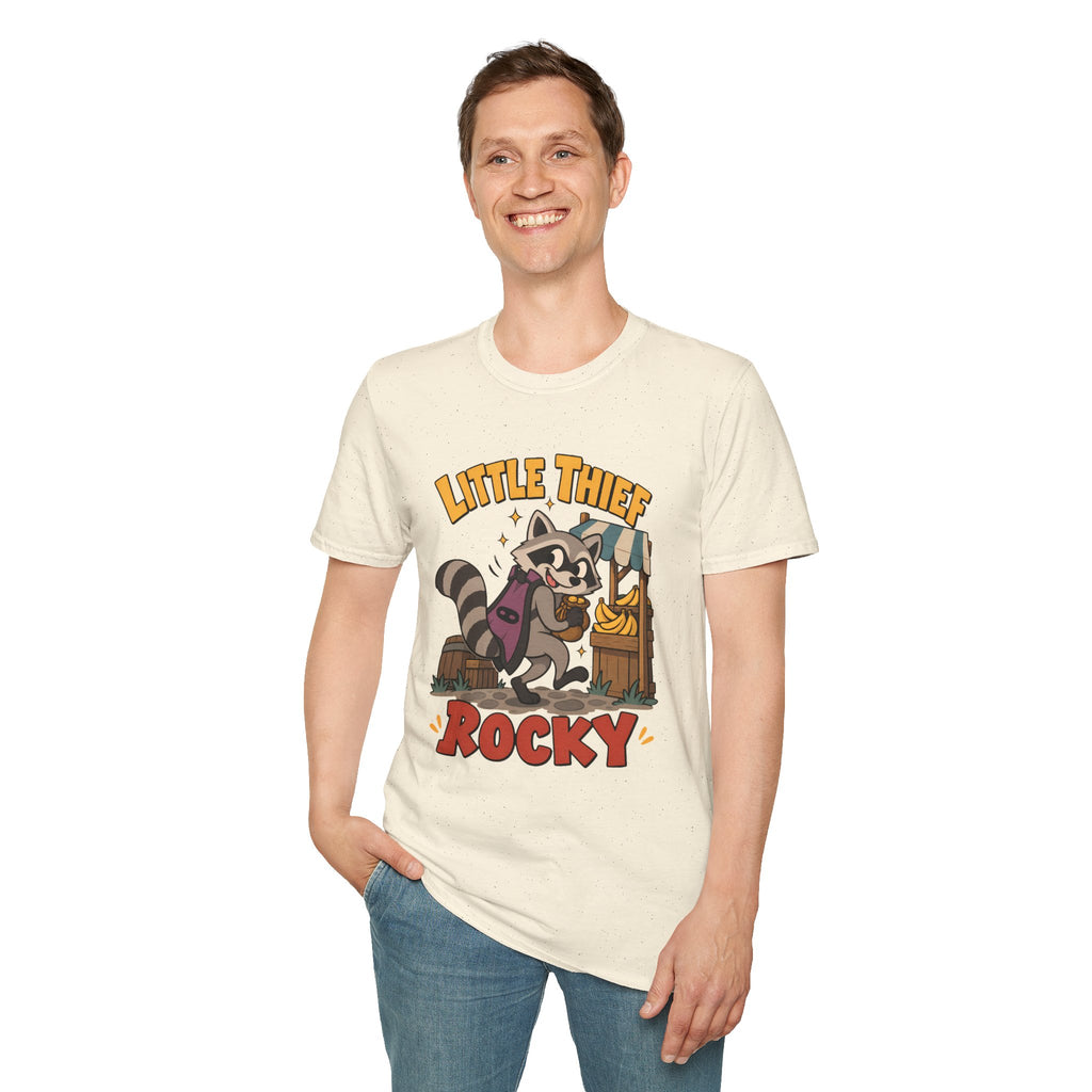 Little Thief Rocky T-Shirt - Cute OSRS Rocky Tee