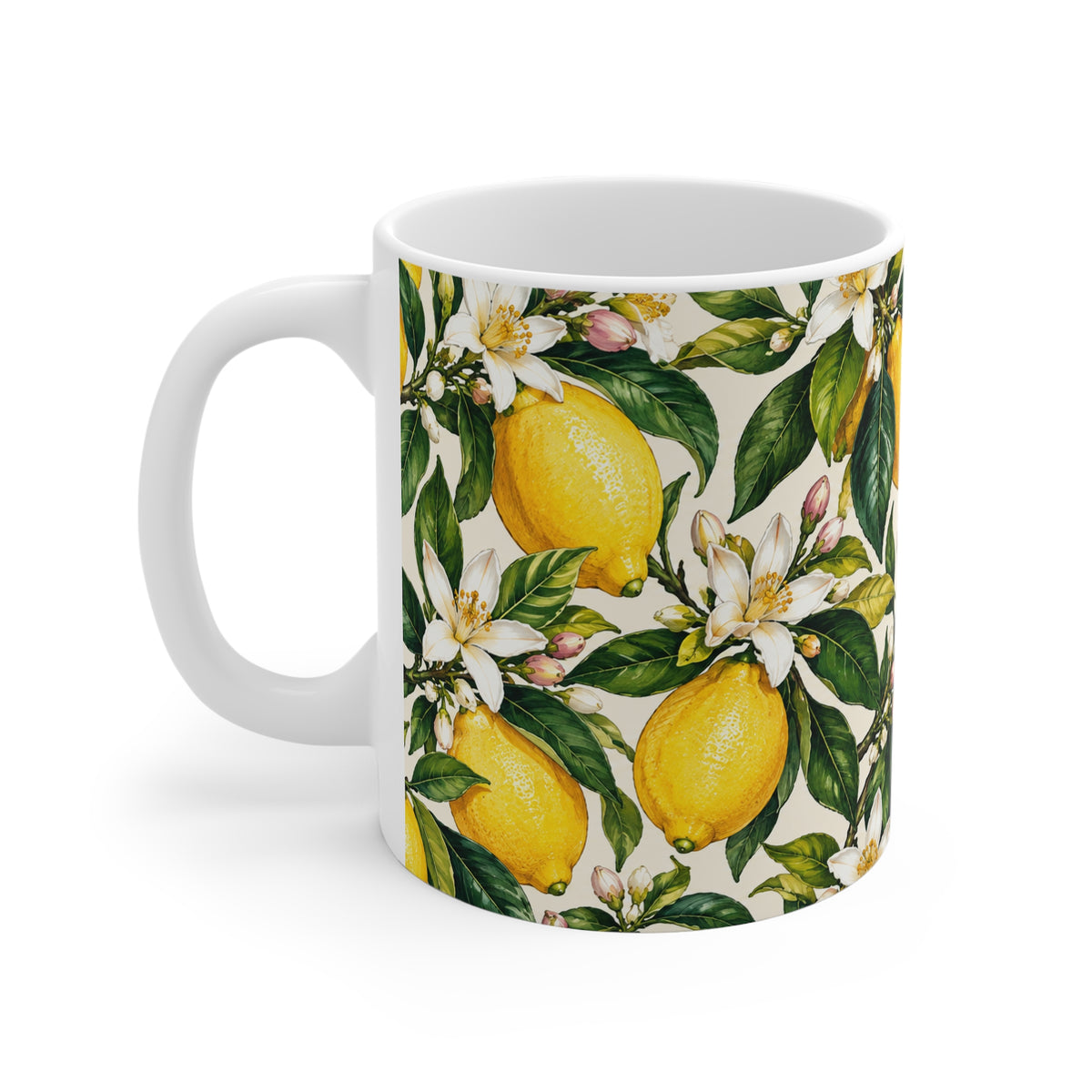 Lemons of Positano | Botanical Nature Lover Coffee Cup Gift (11oz)