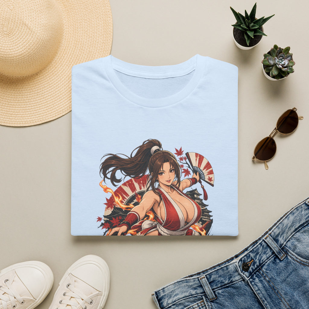 Mai Shiranui | Fatal Fury | Anime Style Pin up Girl Warrior T-Shirt
