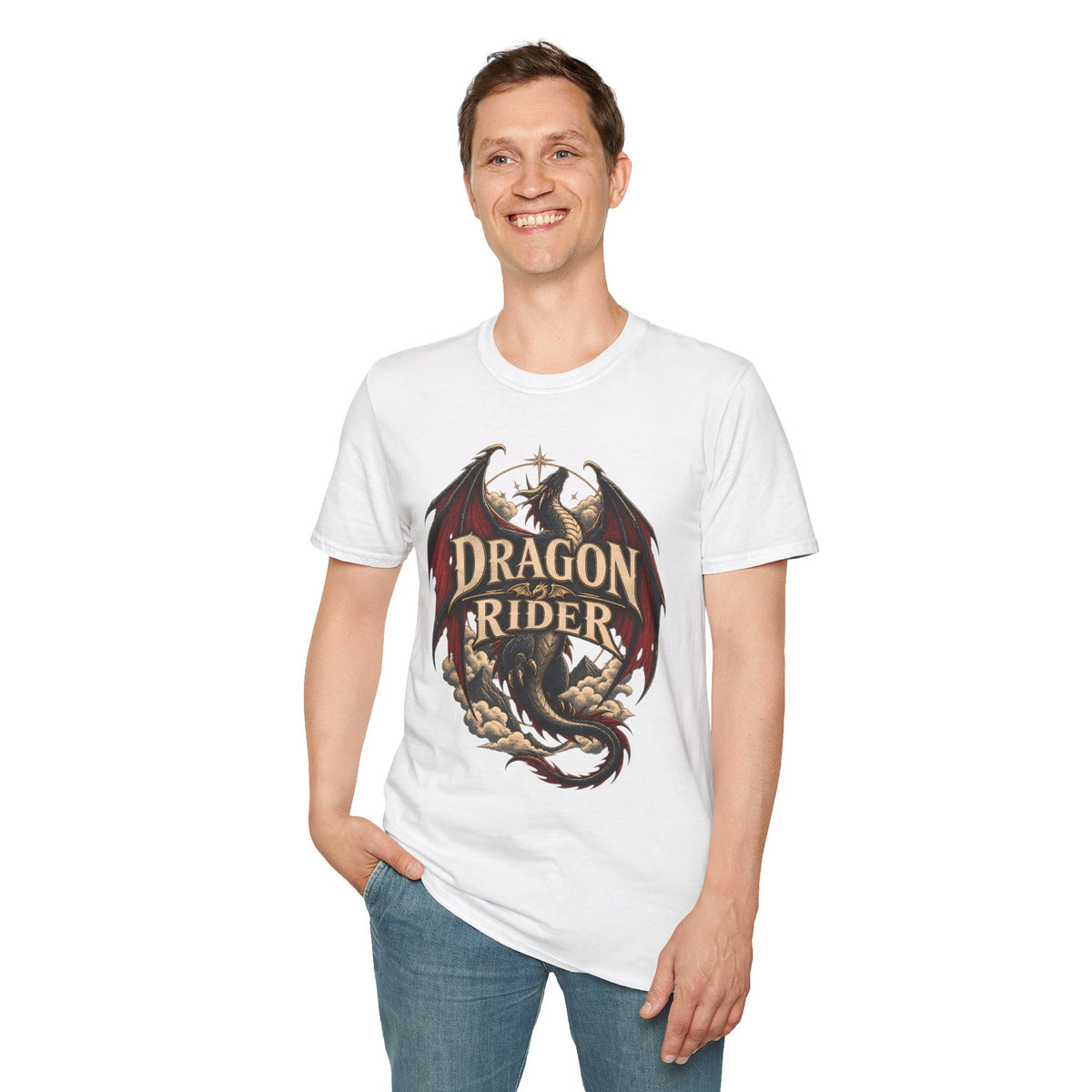 Dragon Rider | Fourth Wing Fantasy Book Inspired Dragon T-Shirt