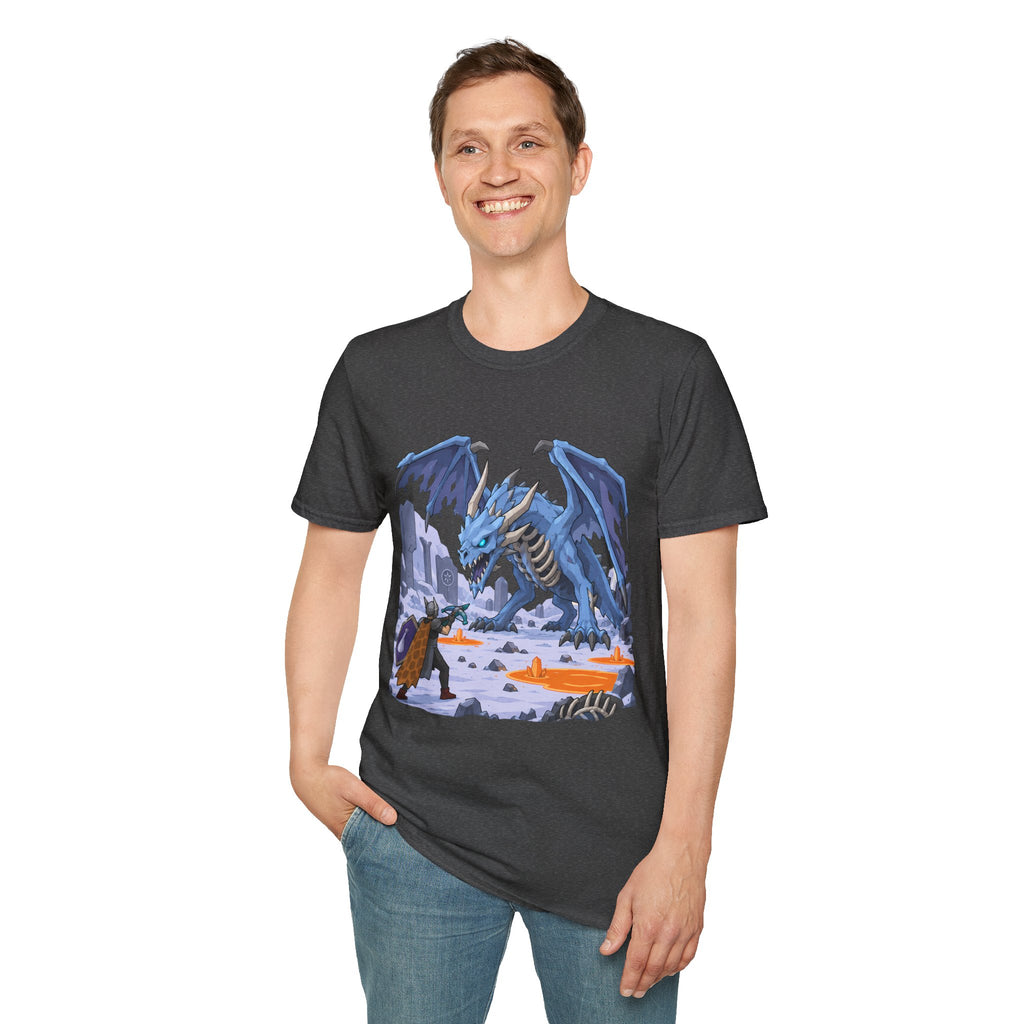 Vorkath Blue Ice Dragon T-Shirt - Fantasy Dragon Graphic Tee