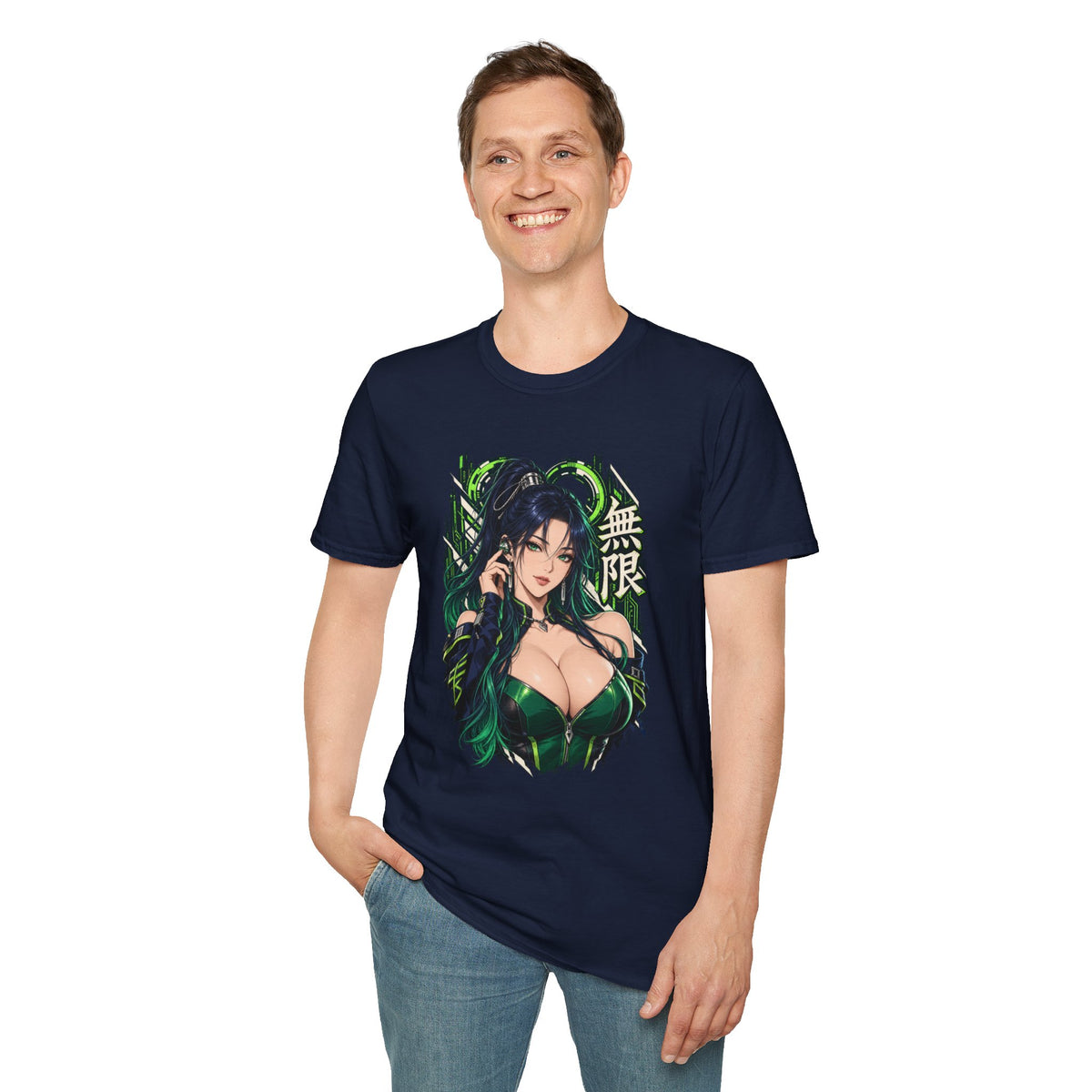 Infinity | Sexy Anime Ninja Pin Up Woman Graphic T-Shirt