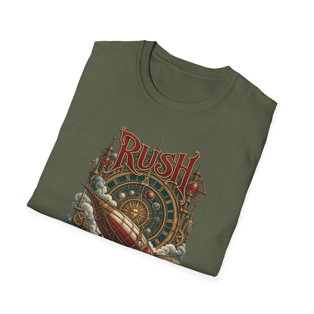Rush | Clockwork Flight | Prog Band Airship T-Shirt