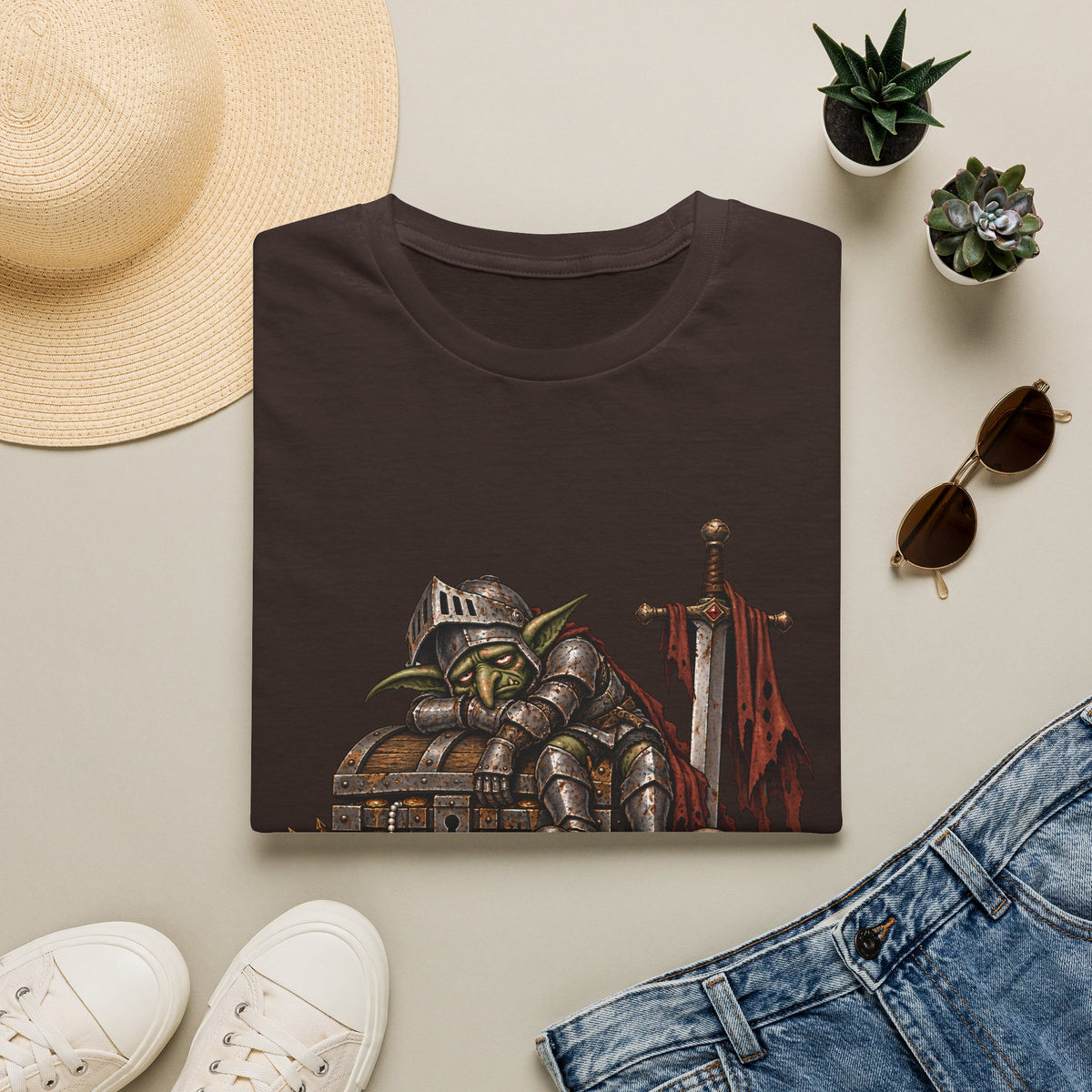 Quest Accepted T‑Shirt | Fantasy Gamer Tee (Motivation Not Found)