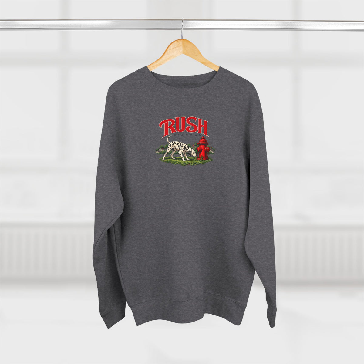 Rush | Signals | Dog & Fire Hydrant Prog Band Crewneck Sweatshirt