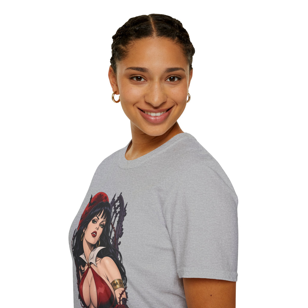 Vampirella | Sexy Halloween Vampire Pin Up Girl Sorceress Graphic T-Shirt