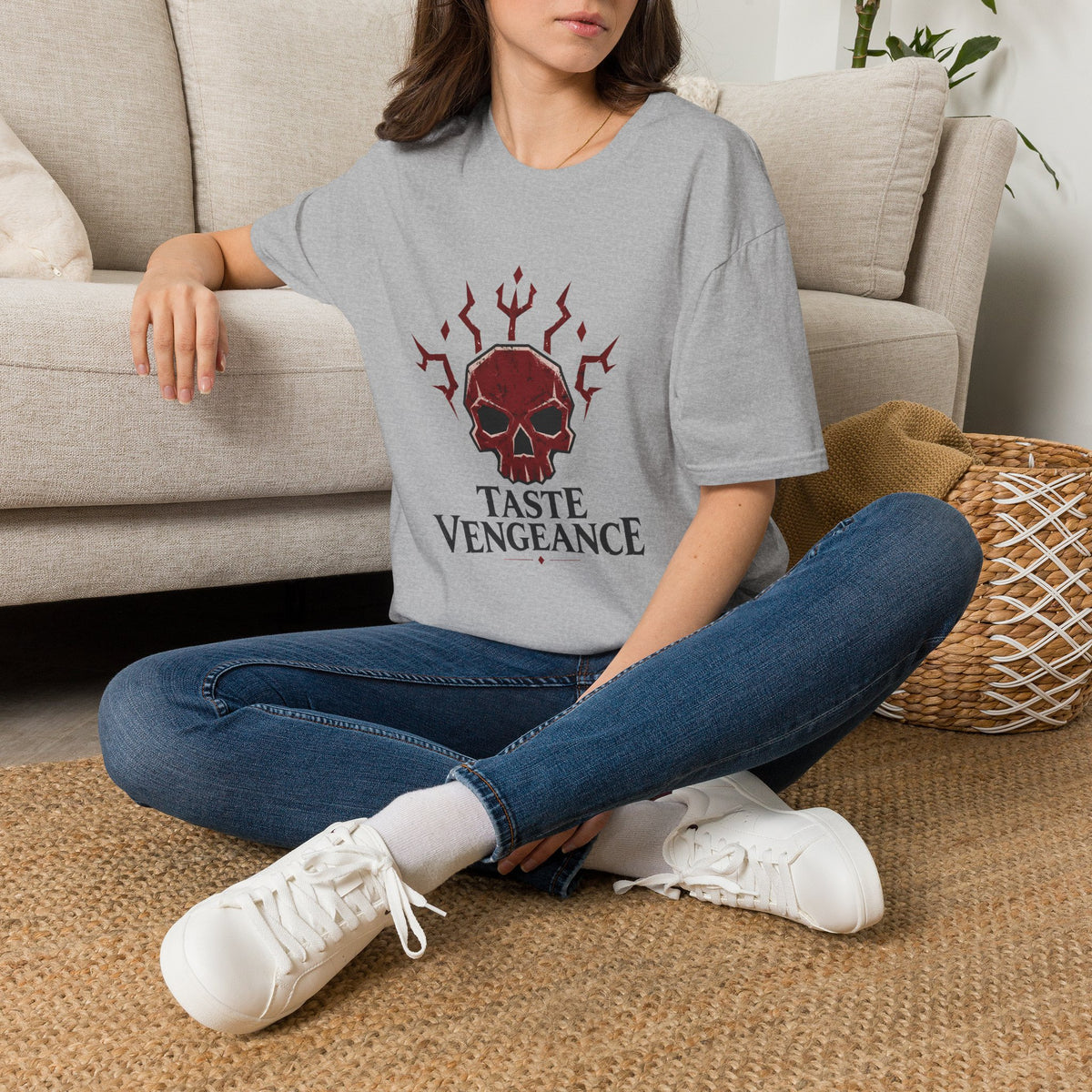 Taste Vengeance OSRS Runescape Skull T-Shirt