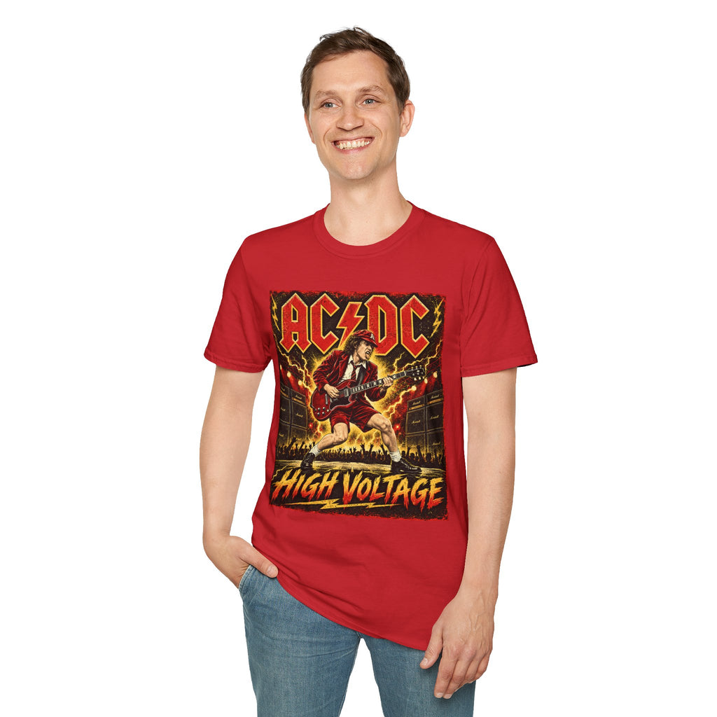 AC/DC High Voltage Graphic T-Shirt — Classic Rock Band Tee