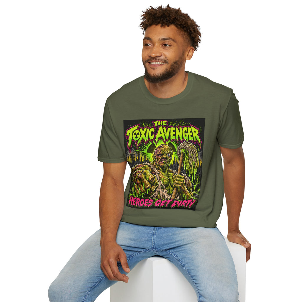 T-Shirt — The Toxic Avenger Graphic Tee (“Heroes Get Dirty”)