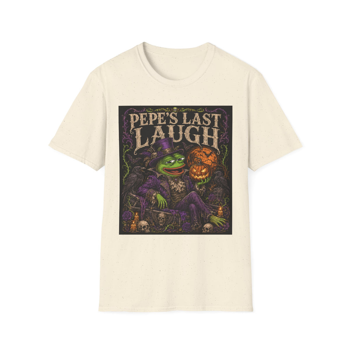 Pepe's Last Laugh T-Shirt — Halloween Witch Frog Graphic Tee