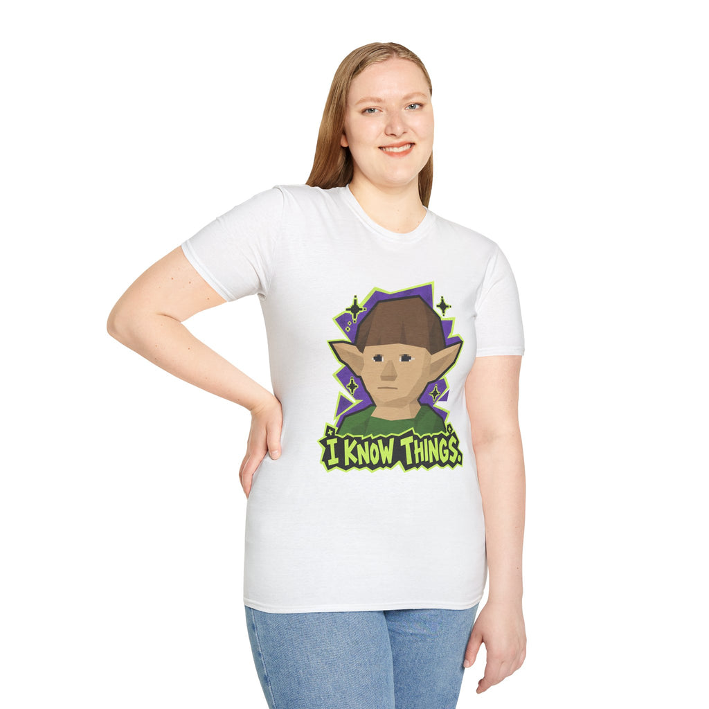 Gnome Child - "I know things" Runescape Inspired T-Shirt