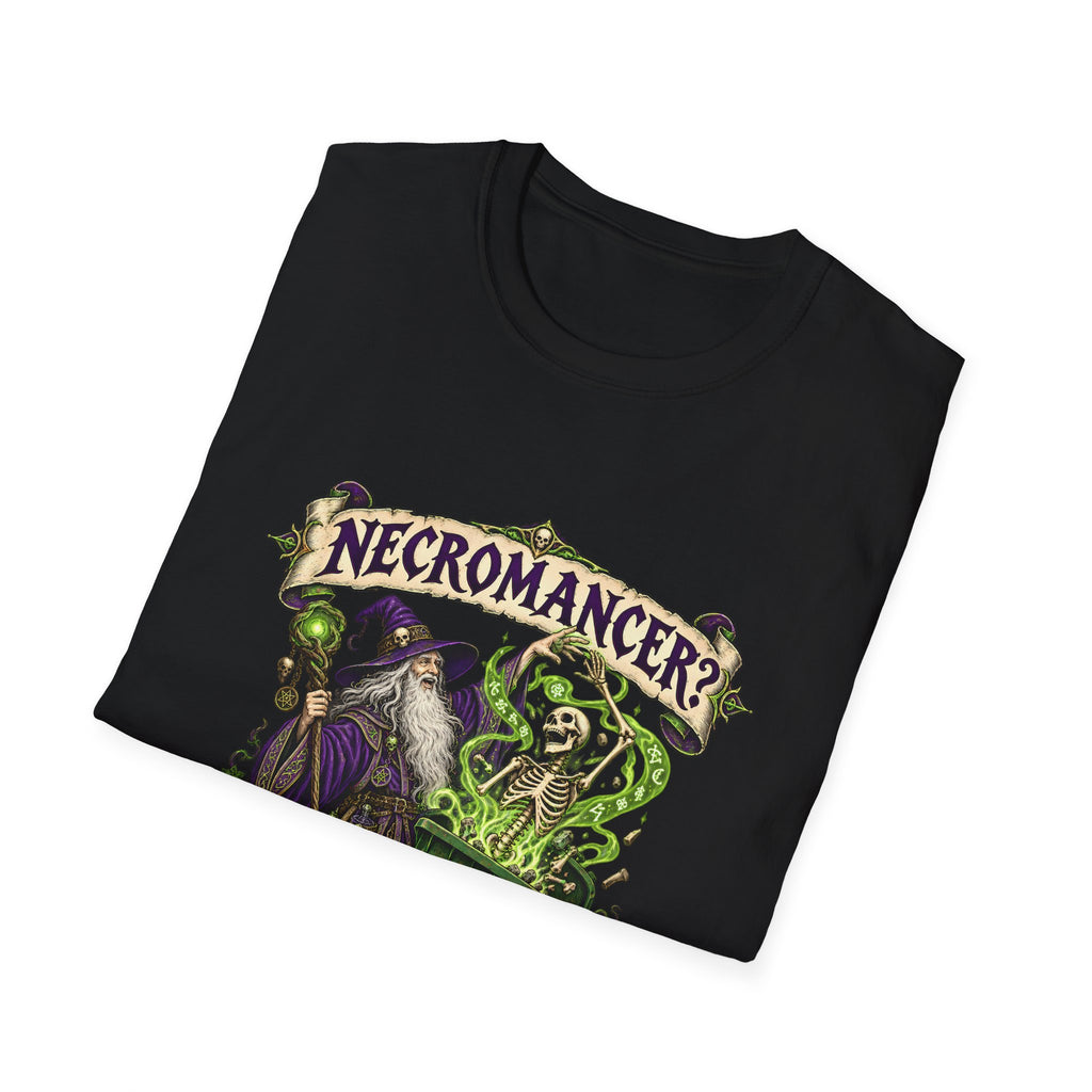 Necromancer? I Prefer People Recycler T-Shirt | Funny Gothic Halloween Tee