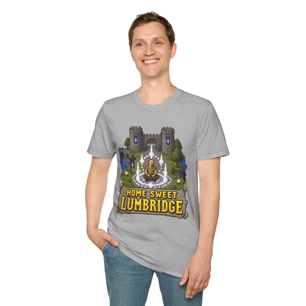 Lumbridge Castle Teleport Tee - Runescape / OSRS Inspired