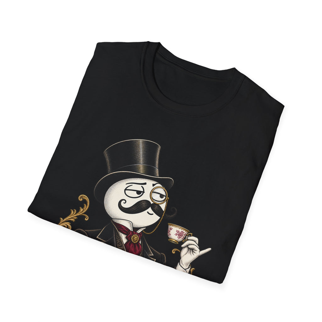 Meme | Like a Sir | Vintage Gentleman Top Hat & Mustache Tee
