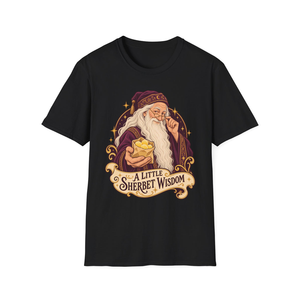 Dumbledore | Sherbet Lemon? | Harry Potter Illustration T‑Shirt