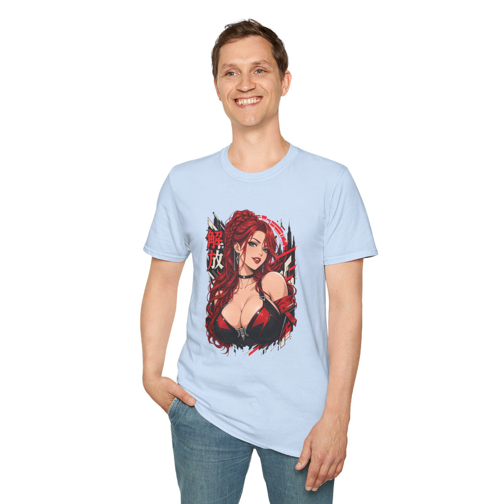 Red Widow | Sexy Anime Pin Up Girl | Waifu T-Shirt