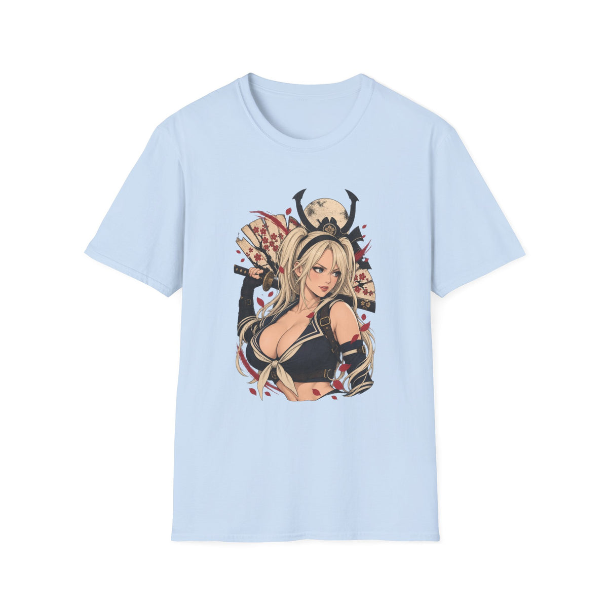 Babydoll | Samurai Anime Sexy Pin Up Girl Graphic T-Shirt