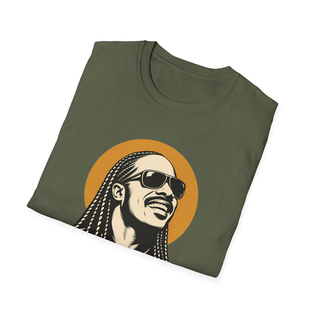 Stevie Wonder Graphic T-Shirt - Retro Soul Music Tee