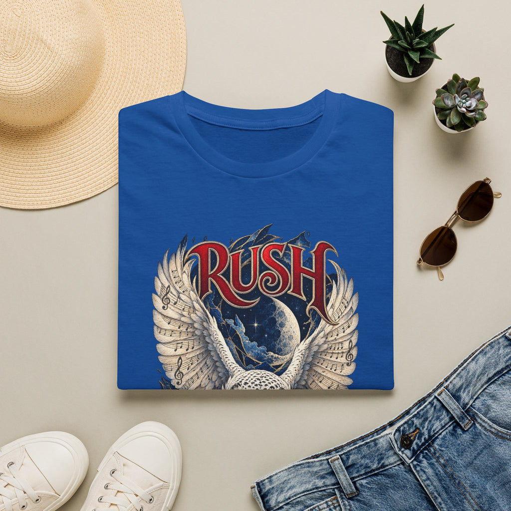 Rush | Fly by Night | Prog Rock | Owl Band Graphic T-Shirt