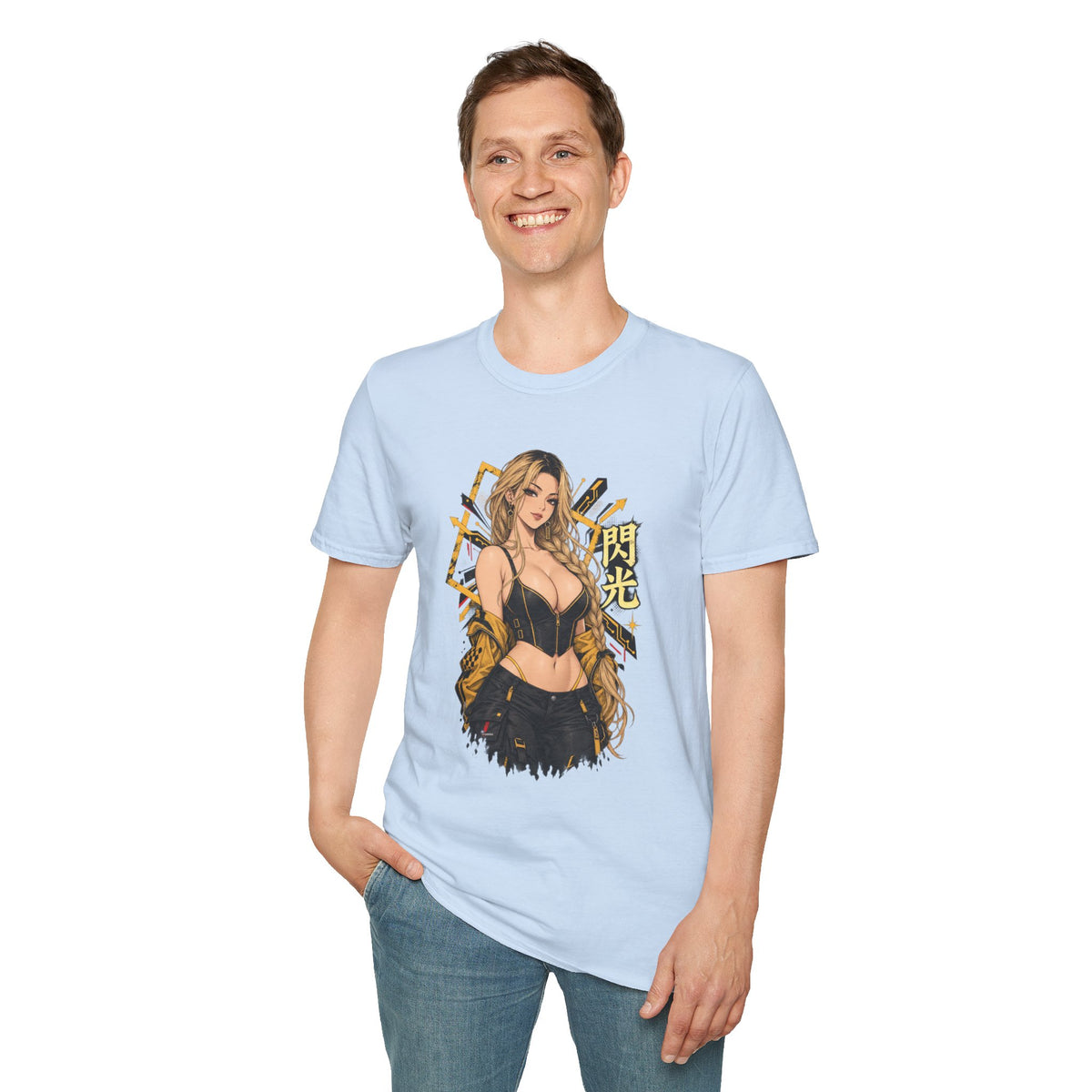 Sunny | Sexy Pin Up Golden Samurai Hot Girl T-Shirt