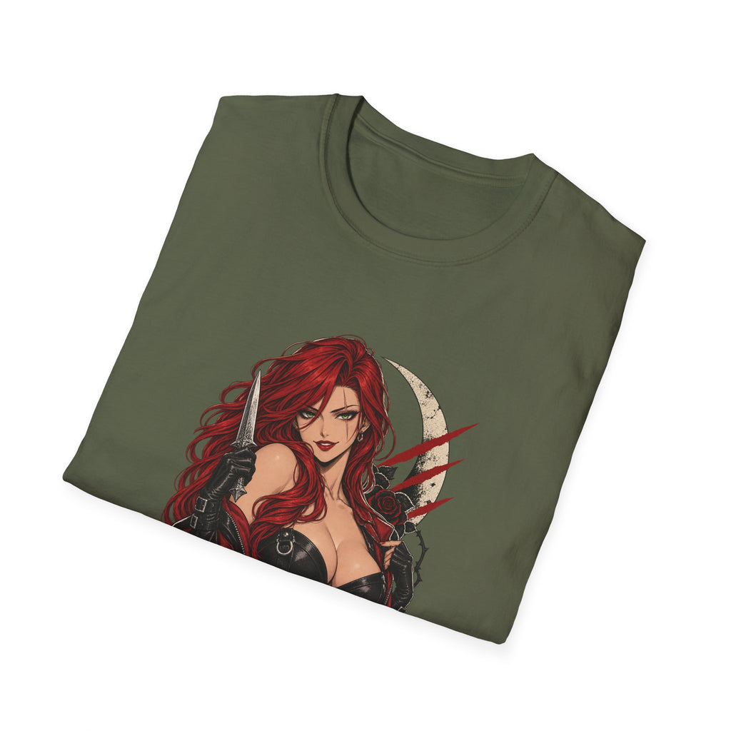 Katarina | League of Legends | Gothic Redhead Pin Up Assasin T-Shirt