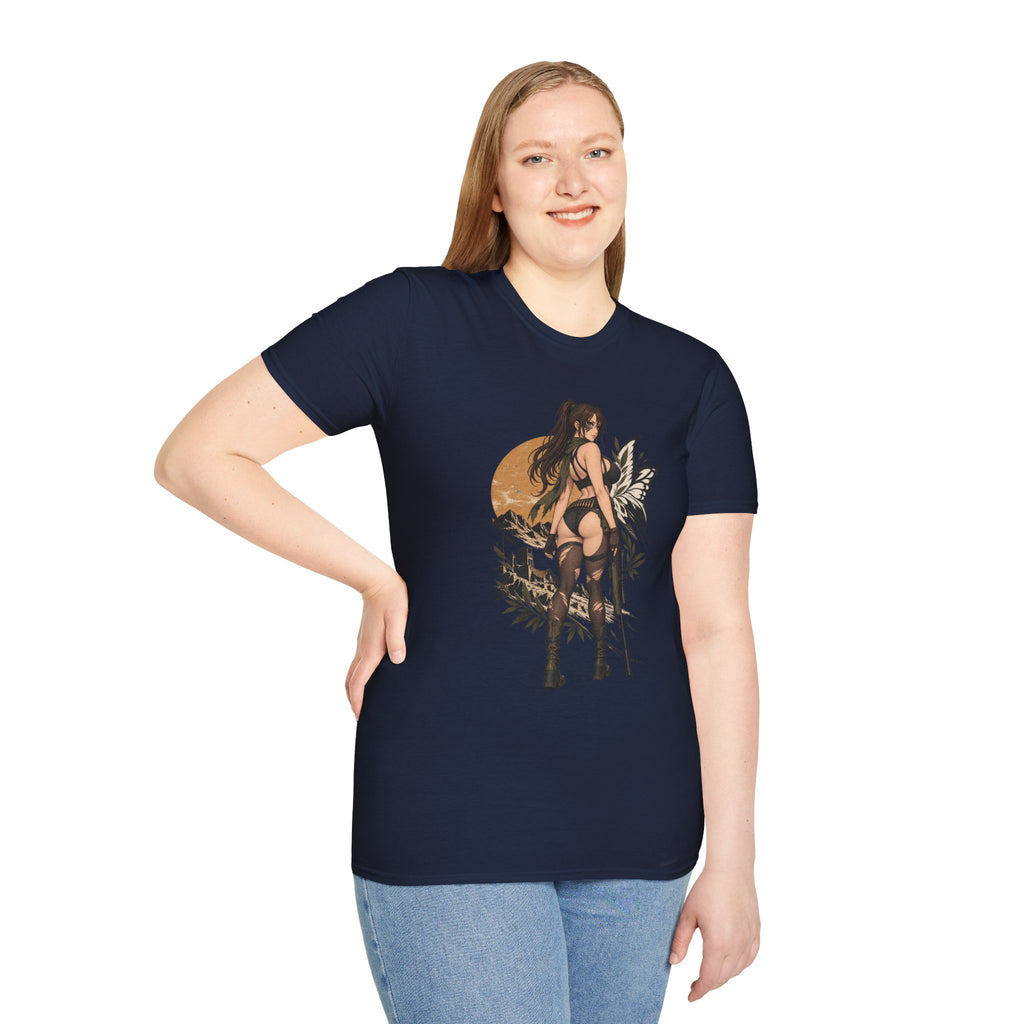 Metal Gear | Quiet | Sexy Pin Up Fantasy Sniper Girl T-Shirt
