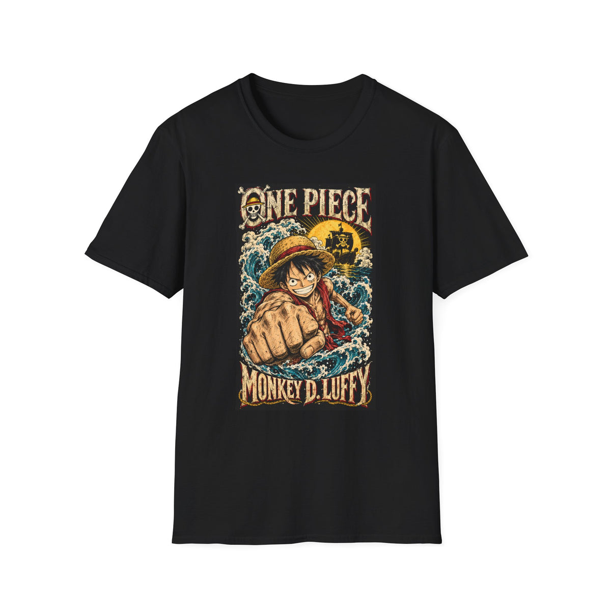 One Piece | Monkey D. Luffy | Vintage Graphic T-Shirt