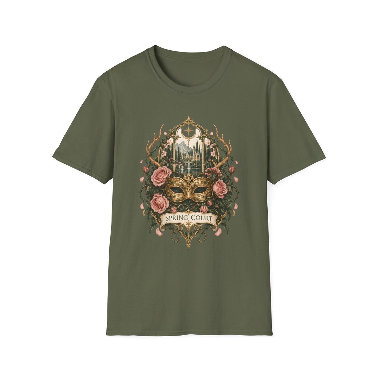 Spring Court | ACOTAR Book Floral Masquerade T-Shirt