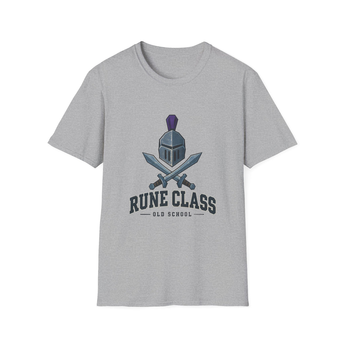 "Rune Class" OSRS / Runescape Inspired T-Shirt – Medieval Knight Helmet